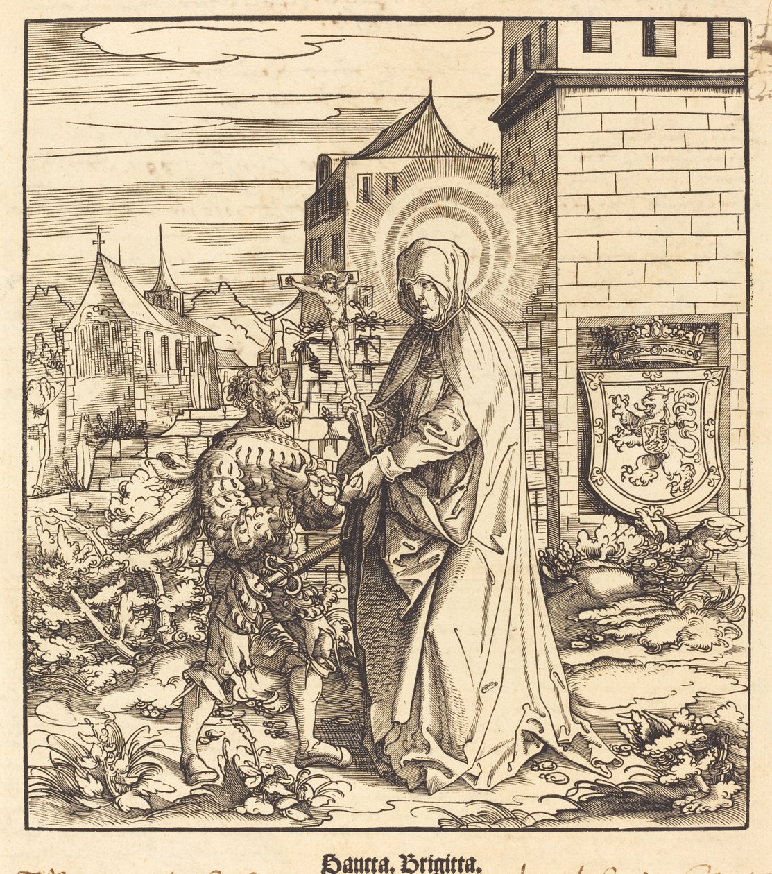 Heilige Brigitta door Leonhard Beck