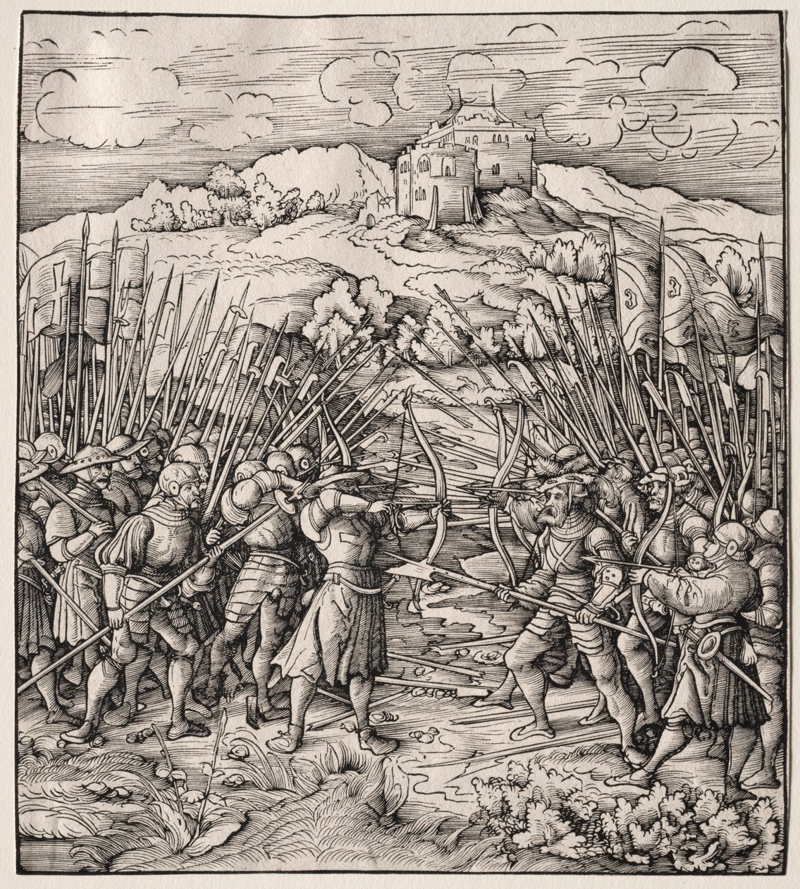 De strijd tegen de Blauwe Compagnie, 1512-1518 door Leonhard Beck