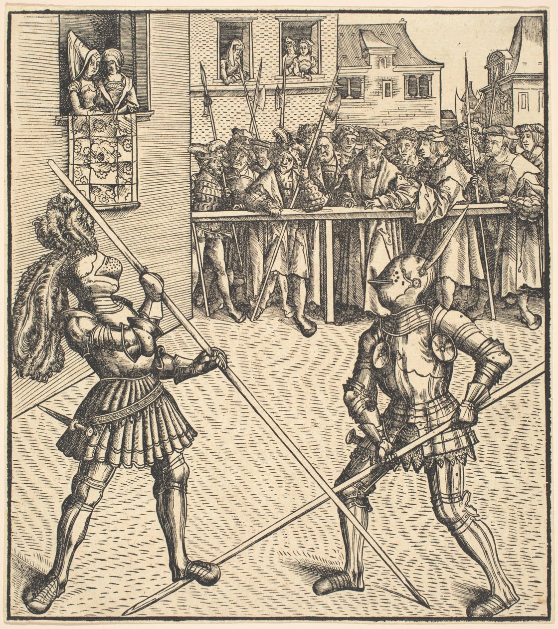 Toernooi ter Gelegenheid van het Huwelijksfeest door Leonhard Beck