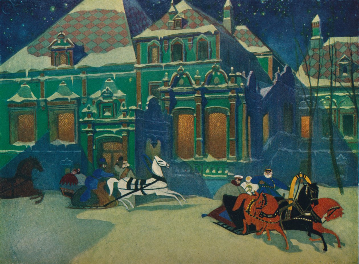 Het Boyardpaleis van de prinsen Youssoupoff in Moskou, c1900, 1926 door Leonid Brailovsky