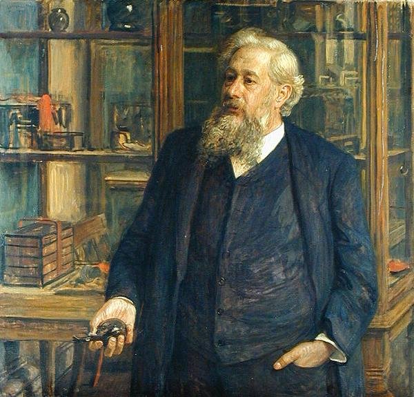 Portret van Justus Brinckmann (1843-1915), 1901 door Leopold Karl Walter von Kalckreuth