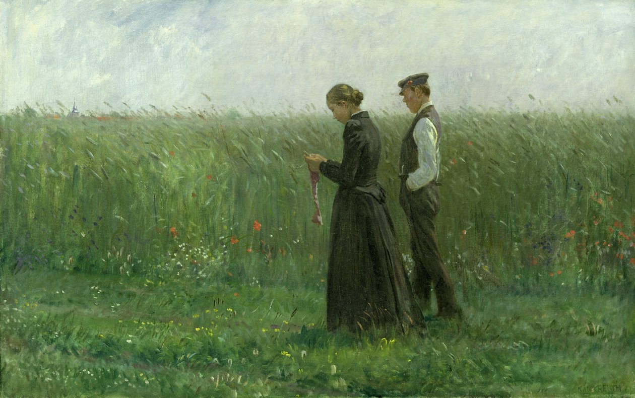Zondagmiddag door Leopold Karl Walter von Kalckreuth