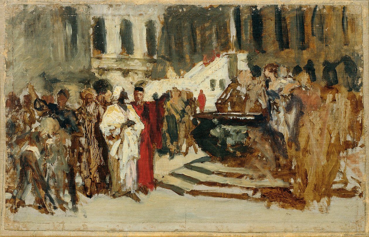 Schets voor het schilderij 