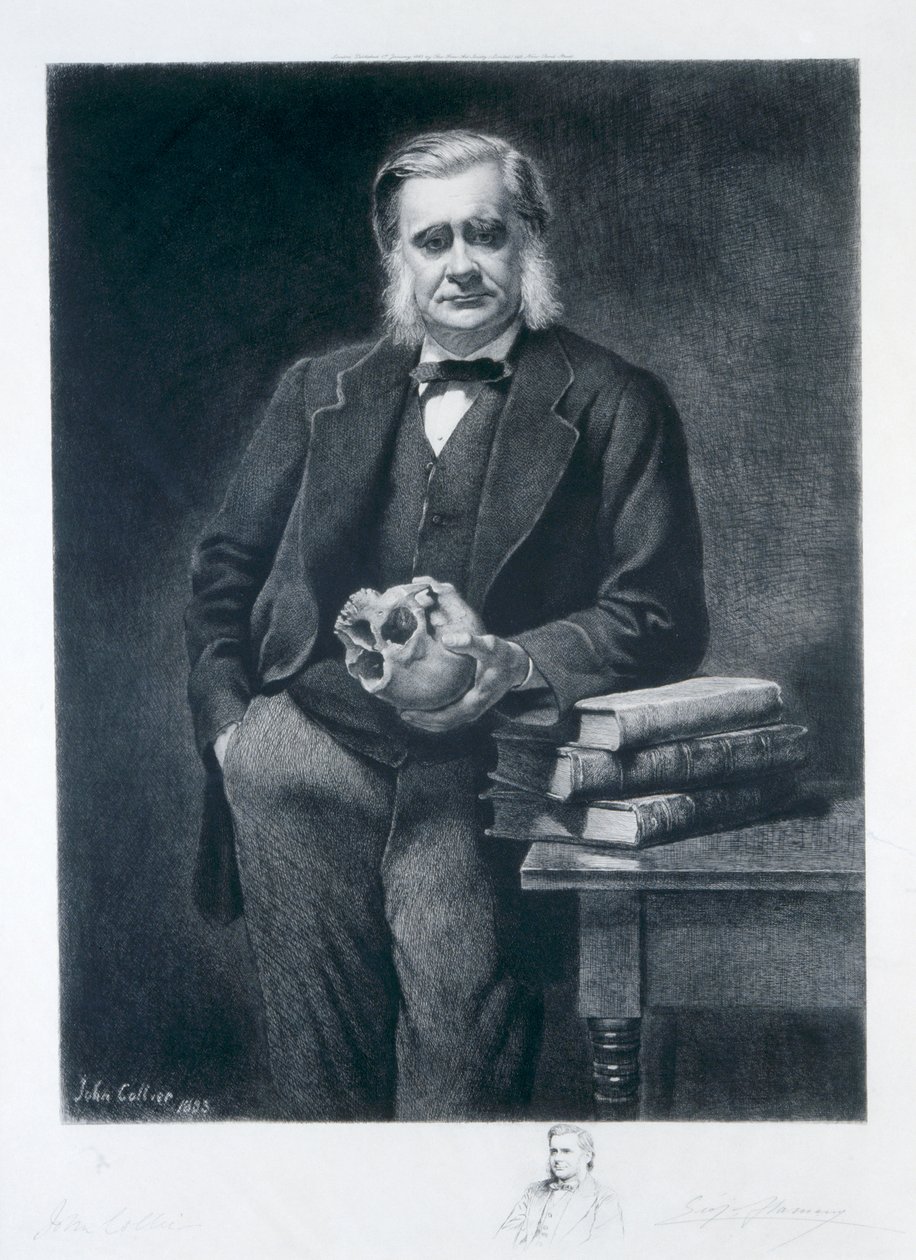 Thomas Henry Huxley, 1893 door Leopold Flameng
