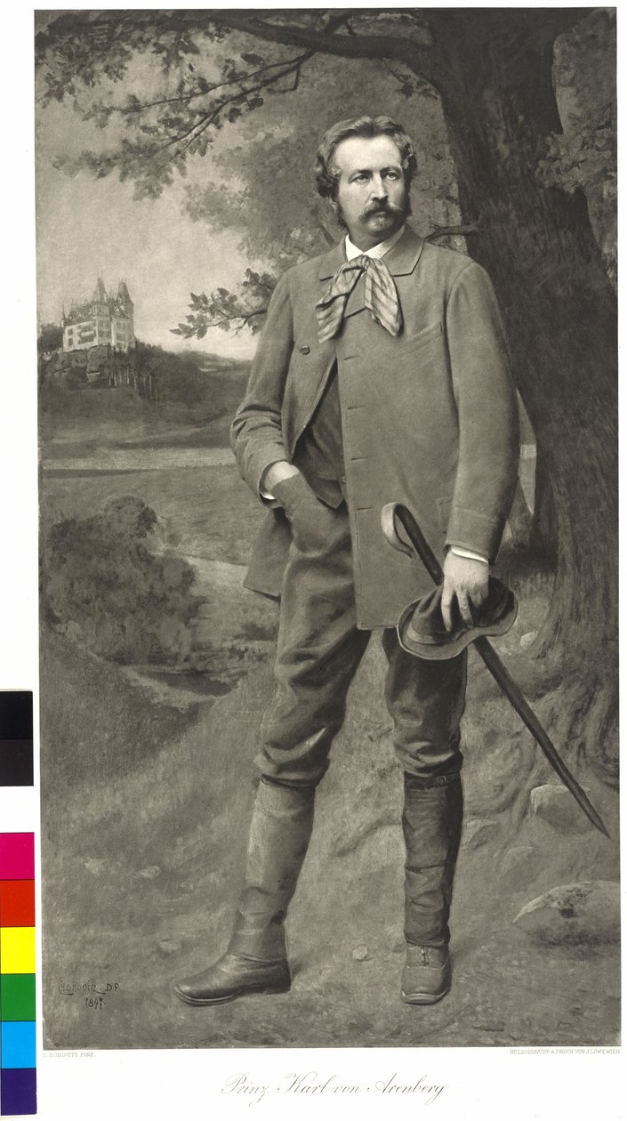 Karl prins en hertog Arenberg door Leopold Stephan (after) Horovitz