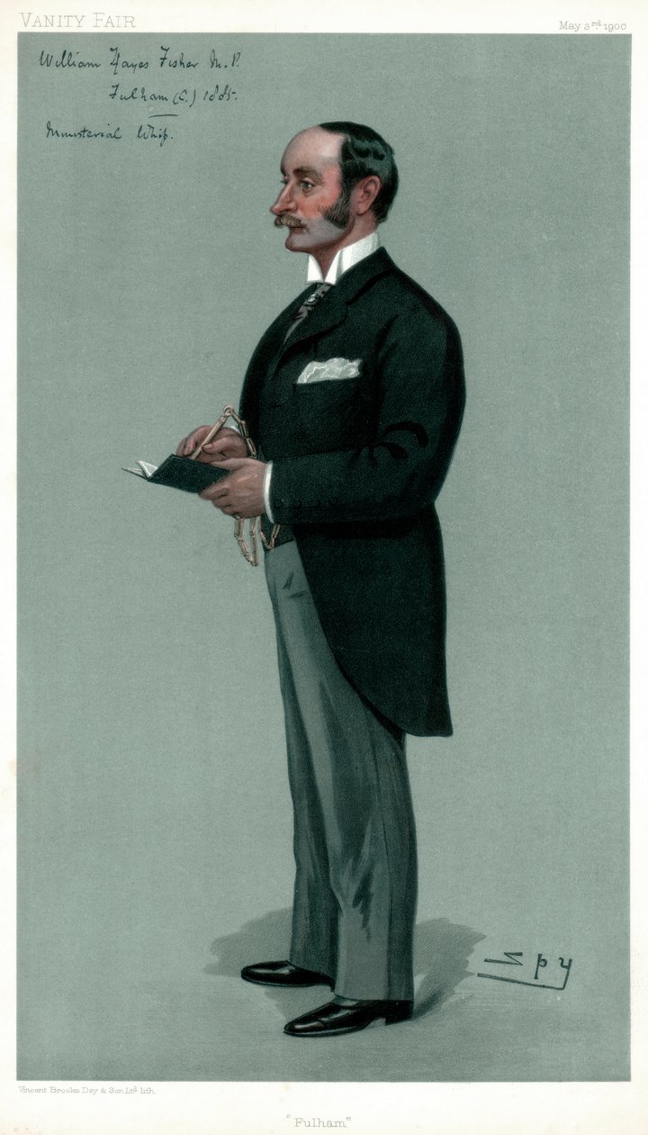 Fulham, William Hayes Fisher, Britse politicus, 1900 door Leslie Matthew Ward
