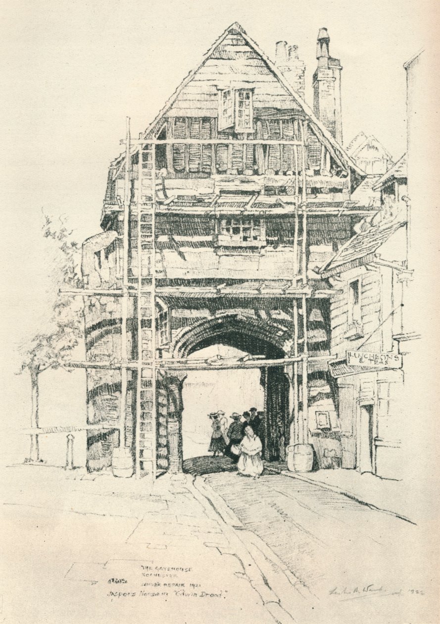 De Poortwachter Rochester, 1925 door Leslie Matthew Ward