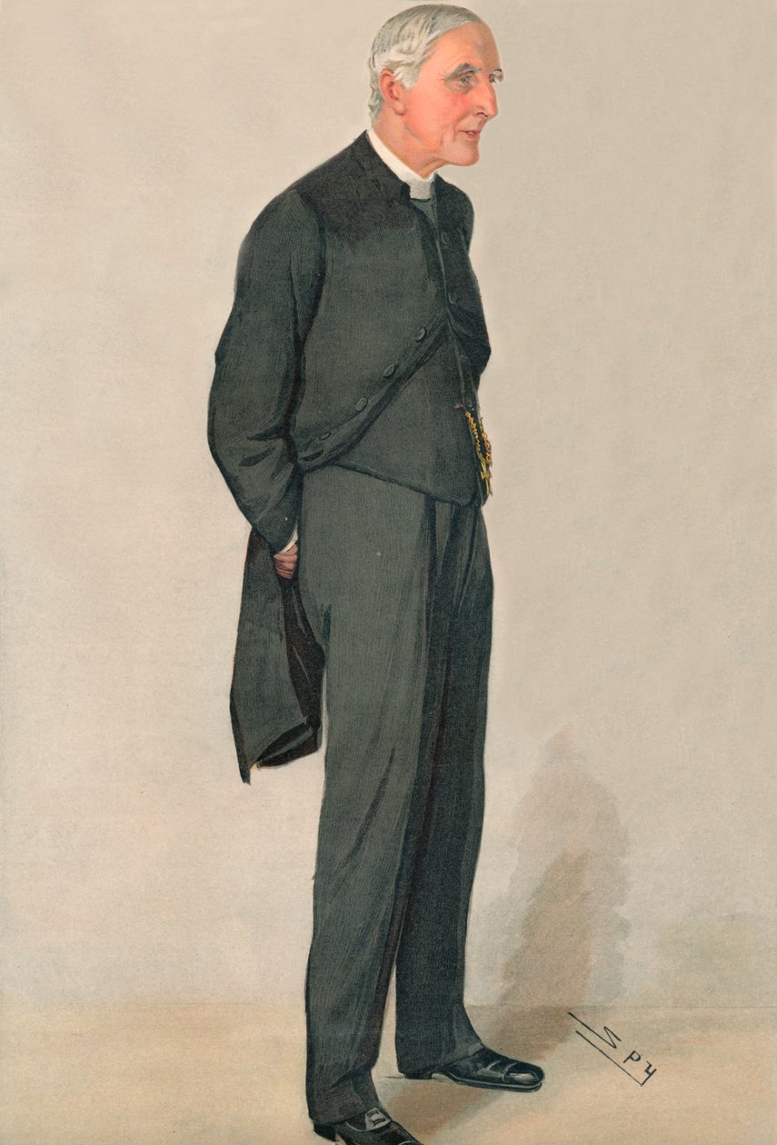 De Eerwaarde Joseph Wood, D.D. Hoofdmeester van Harrow, 1910 door Leslie Matthew Ward