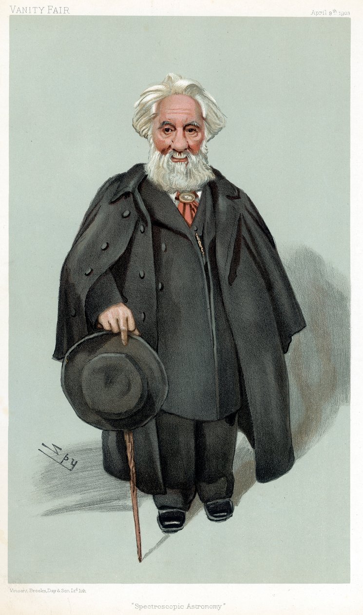 William Huggins, Britse astronoom en spectroscopist, 1903 door Leslie Matthew Ward