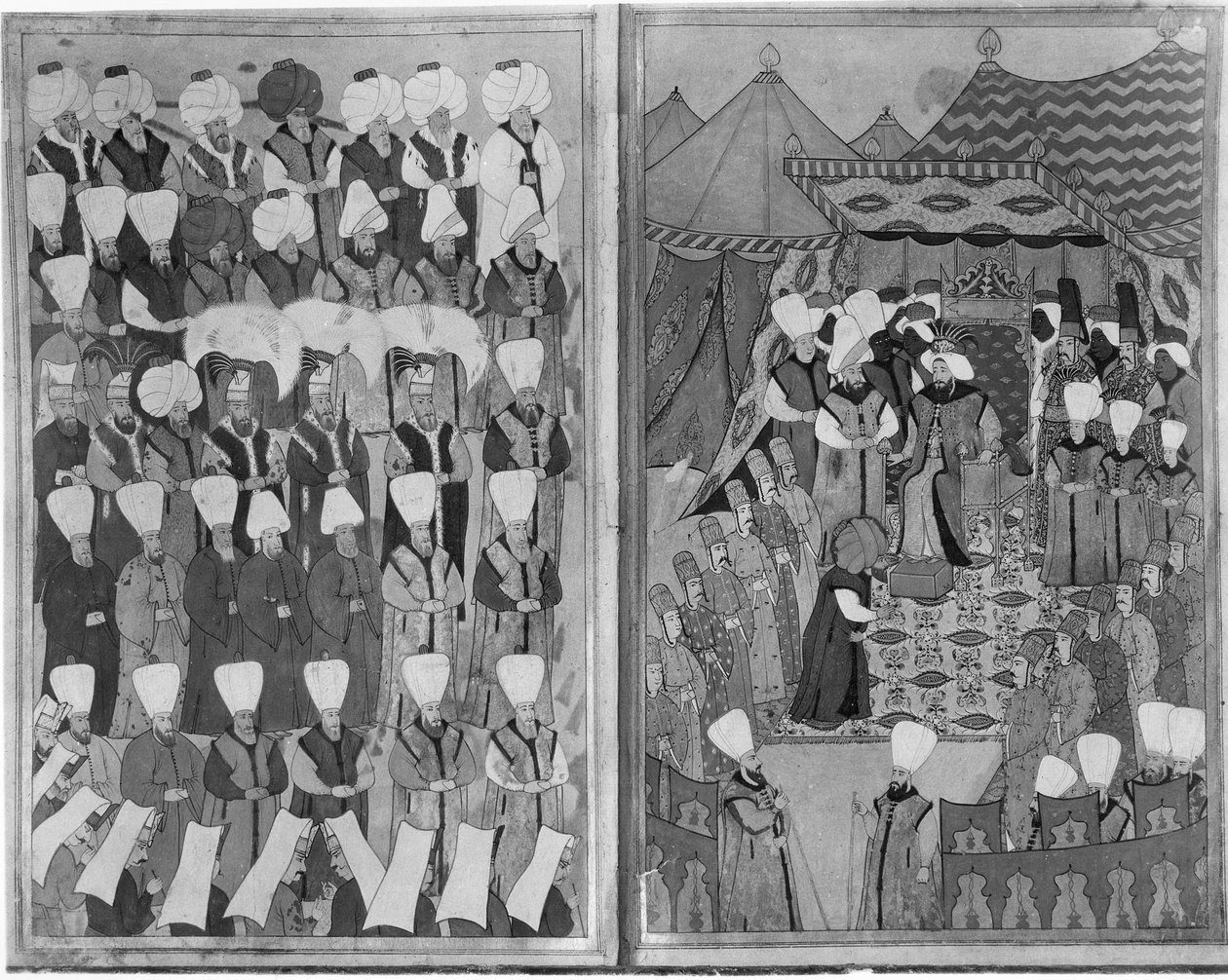 Sultan Ahmed III Verdeelt Geld voor de Kiosk van Bagdad tijdens de Besnijdenisceremonies, uit het 