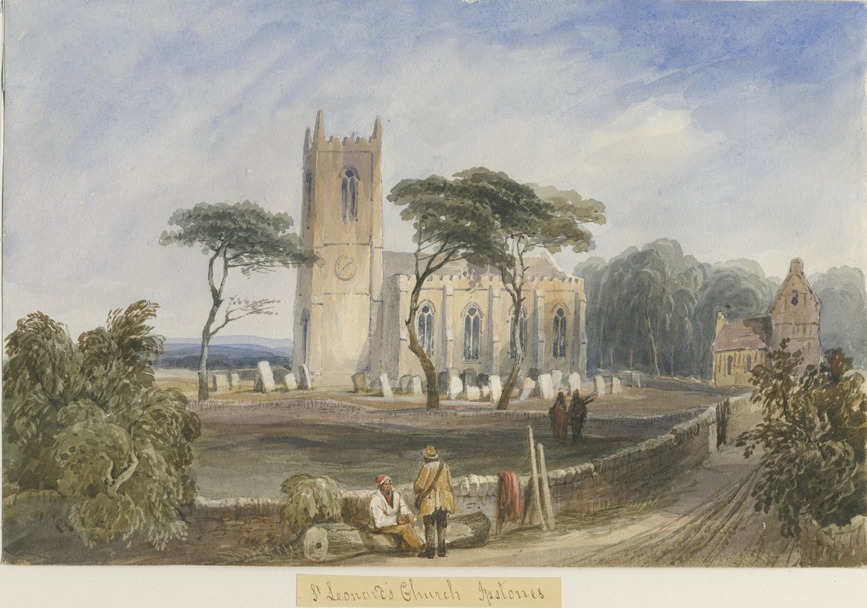 Ipstones Kerk door Lewis John Wood