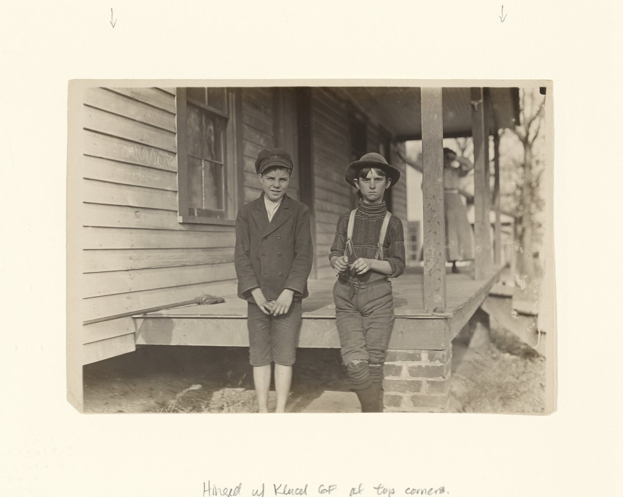 [Morris Small en John Lewis, Chester, South Carolina]. door Lewis W. Hine