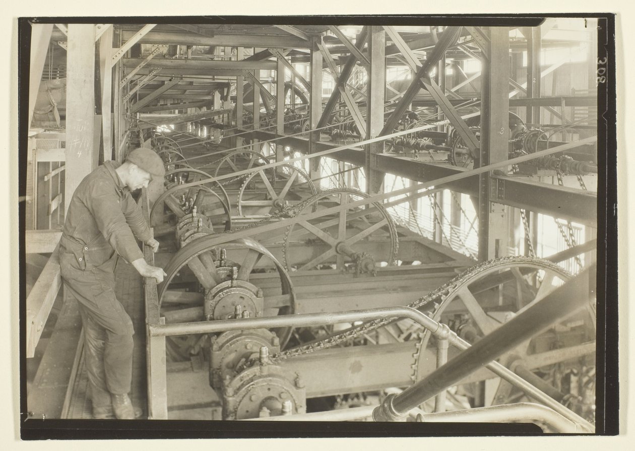 Brekerjongens zijn niet langer nodig, dit is een moderne breker door Lewis Wickes Hine