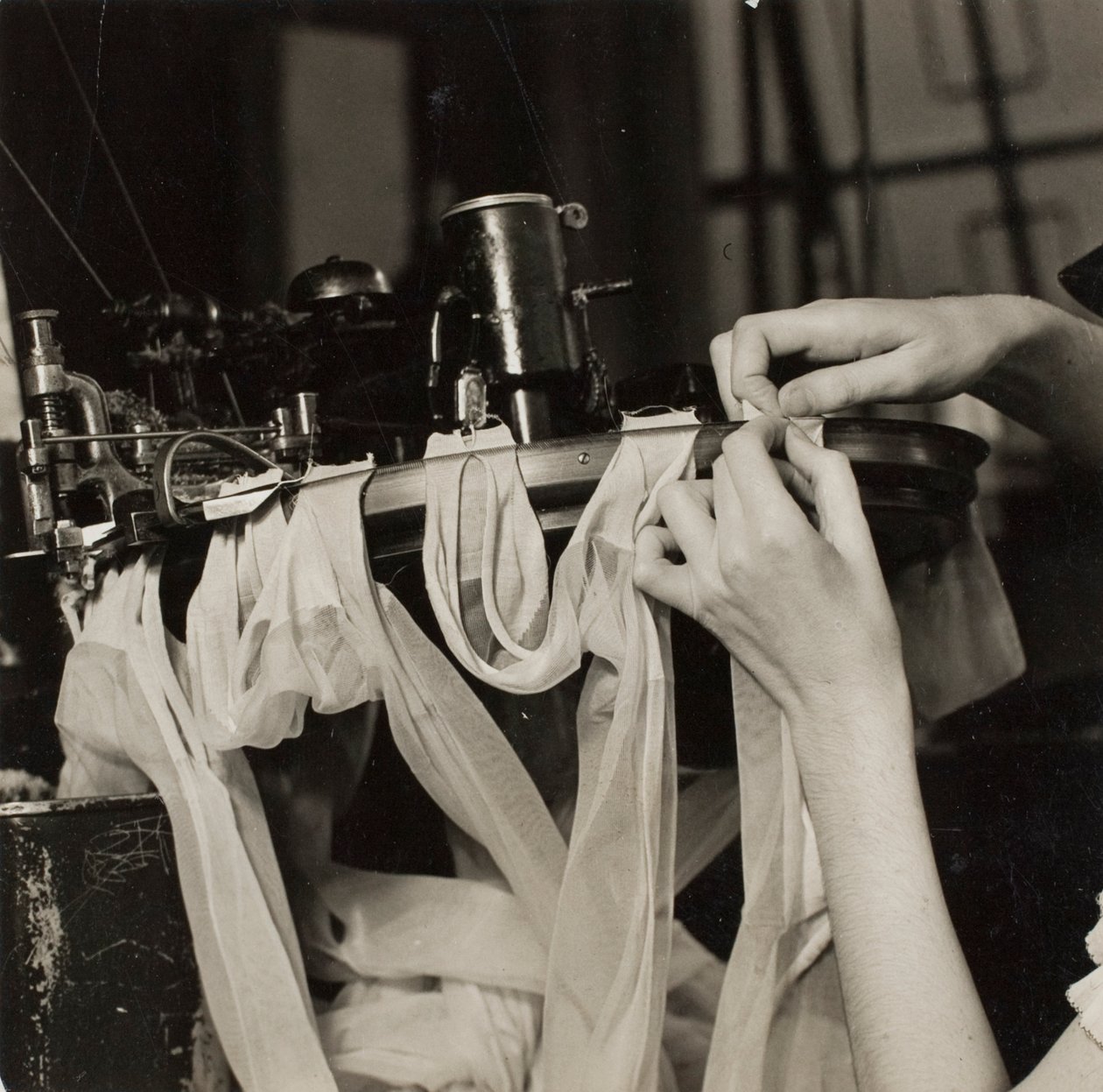 Kousenmaker door Lewis Wickes Hine