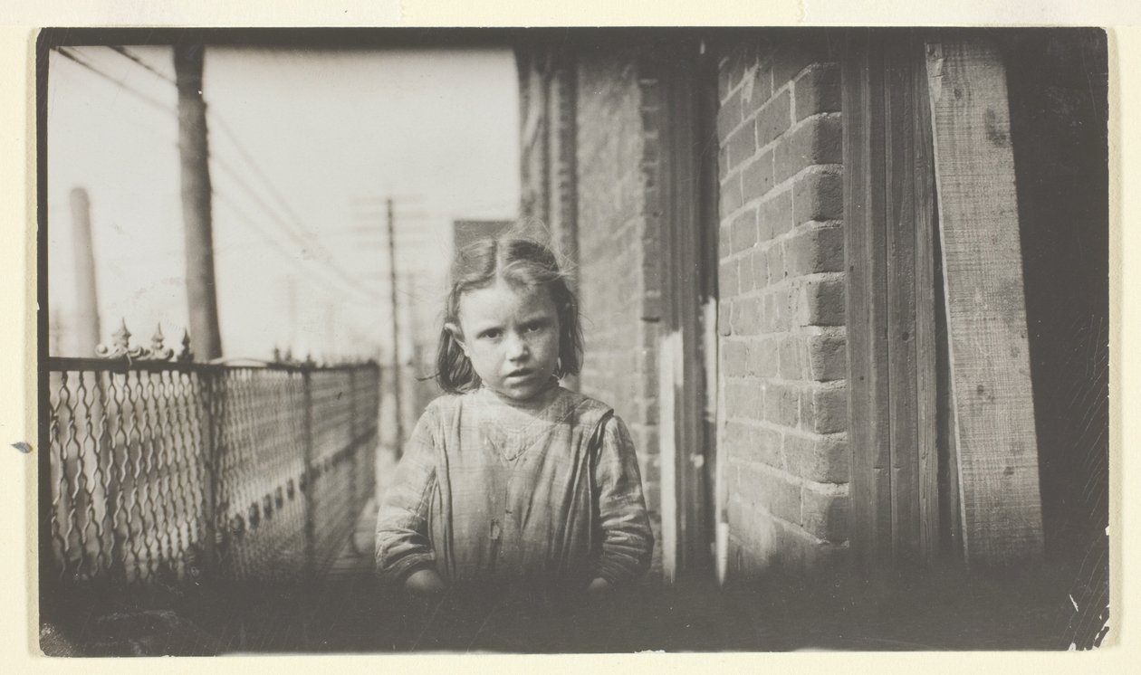 Lilie Stainers, 7 jaar oud. Atlanta, Georgia door Lewis Wickes Hine