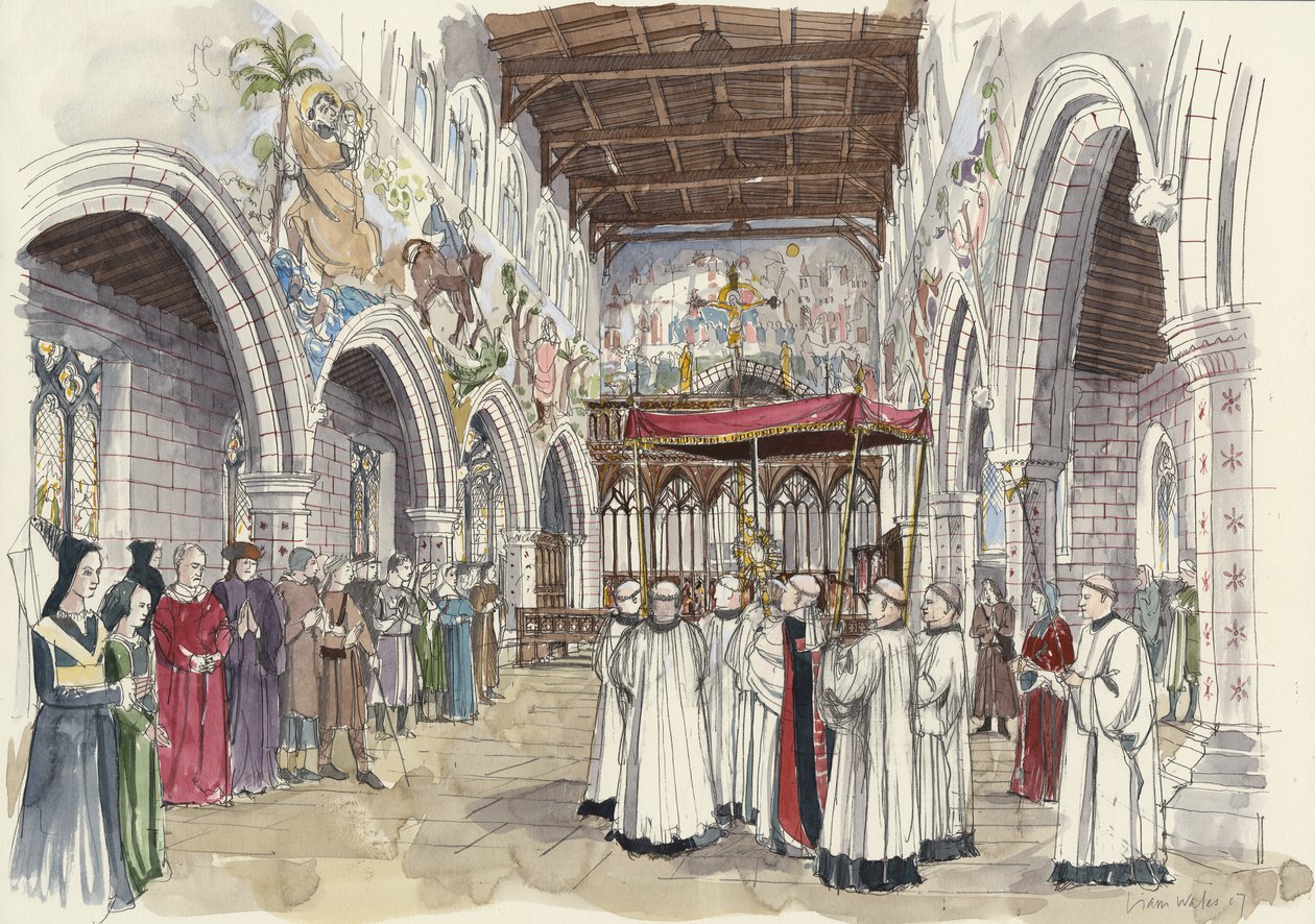 Ceremoniële processie in St Peter