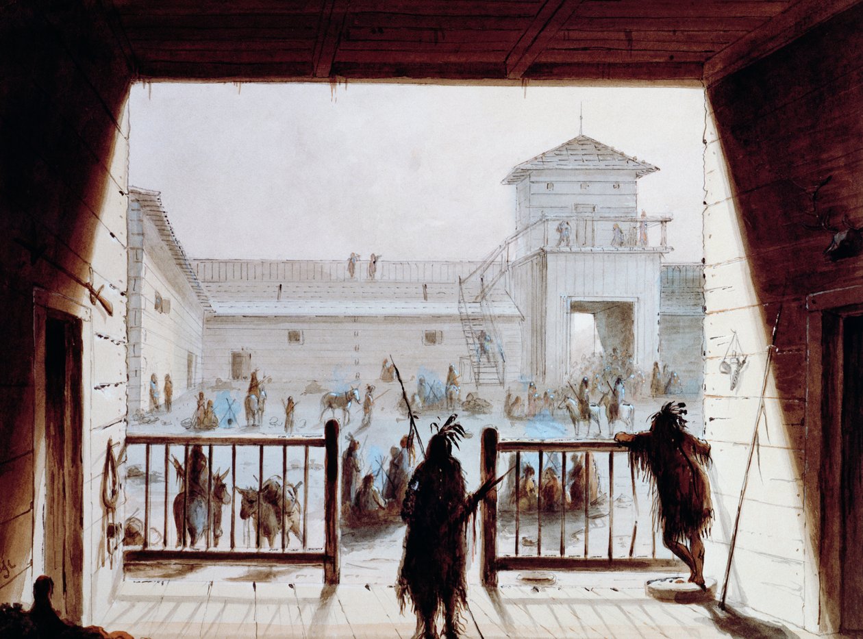 Fort Laramie door Unbekannt Unbekannt