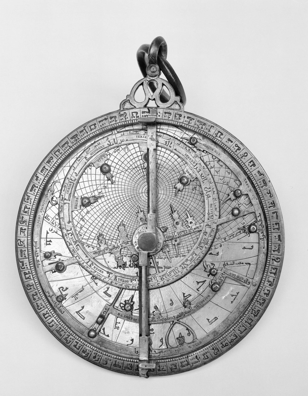 Islamitische planisferische astrolabium, ca. 1650 door Unbekannt Unbekannt