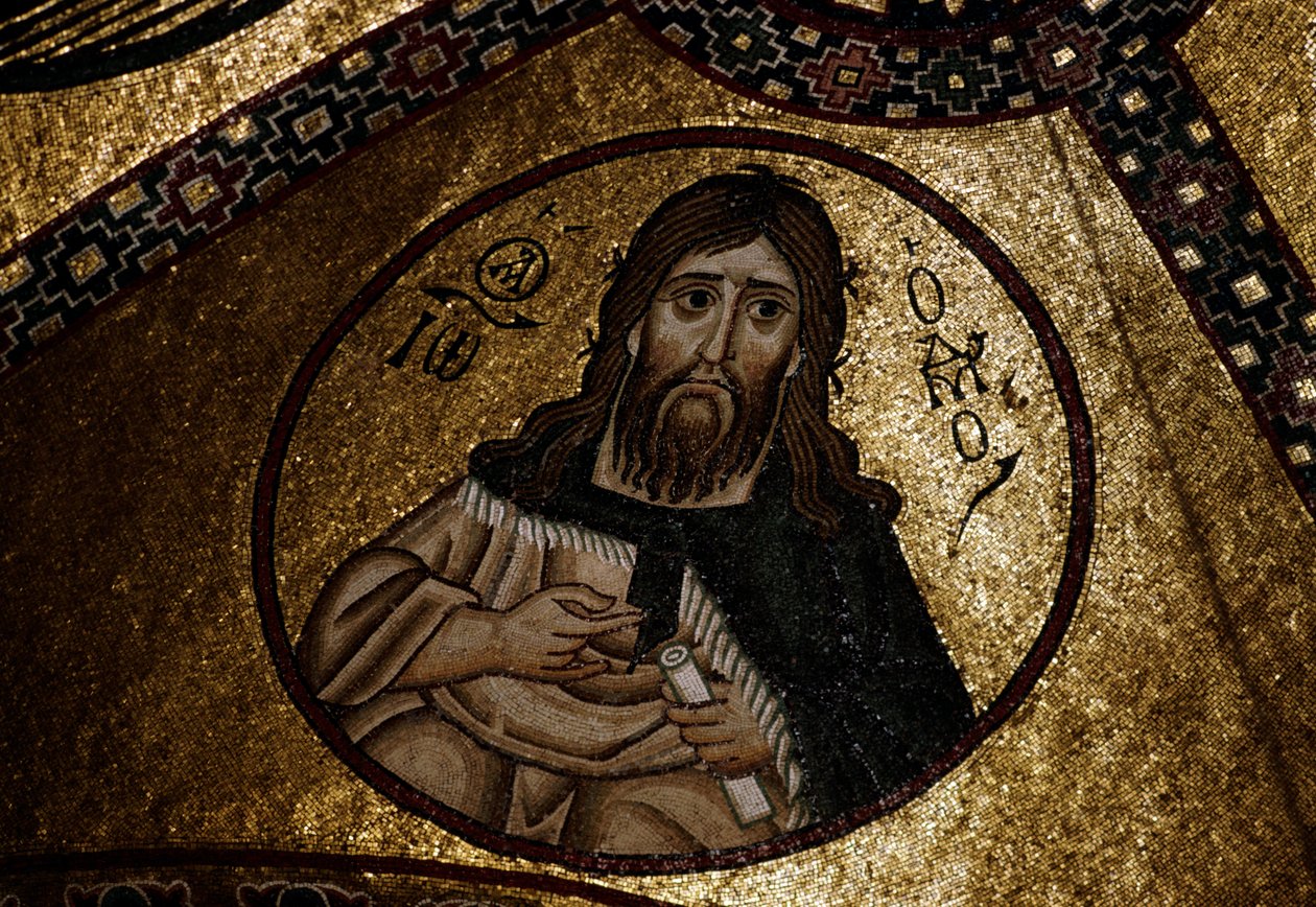 Mozaïek van de Katholikon, klooster van Hosios Loukas (UNESCO Werelderfgoedlijst) door Unbekannt Unbekannt