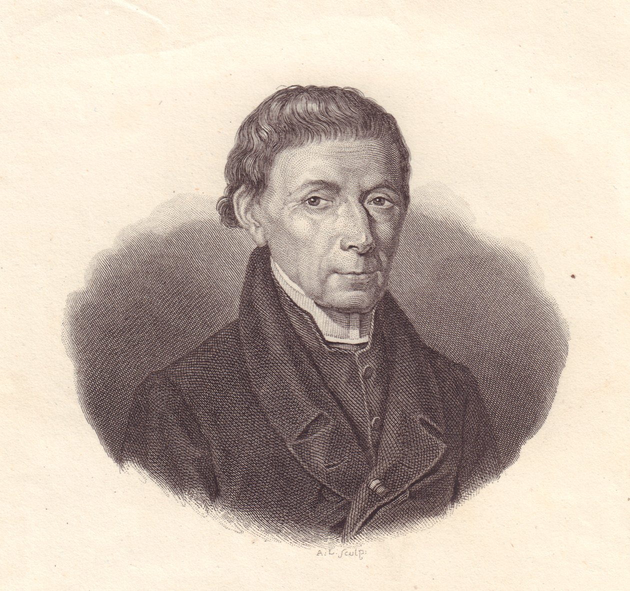 Portret van Italiaanse wiskundige en astronoom Barnaba Oriani (1752-1832), kopergravure naar tekening van Demarchi door Unbekannt Unbekannt