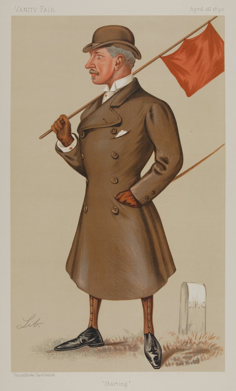 Lord Marcus Beresford, Vanity Fair, 1890-04-26 door Liborio Prosperi