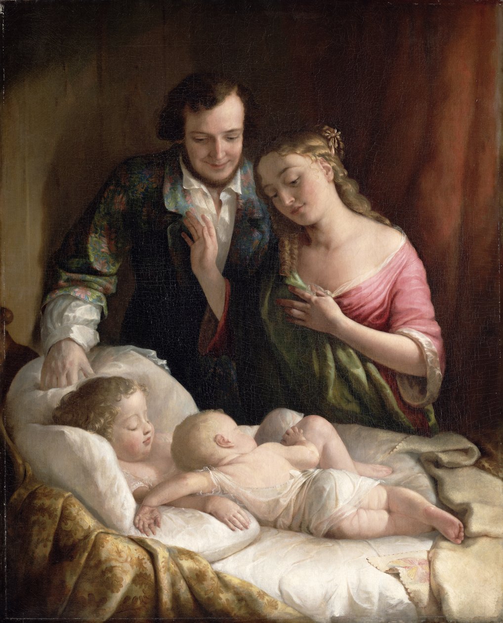 Huiselijk geluk, 1849 door Lilly Martin Spencer