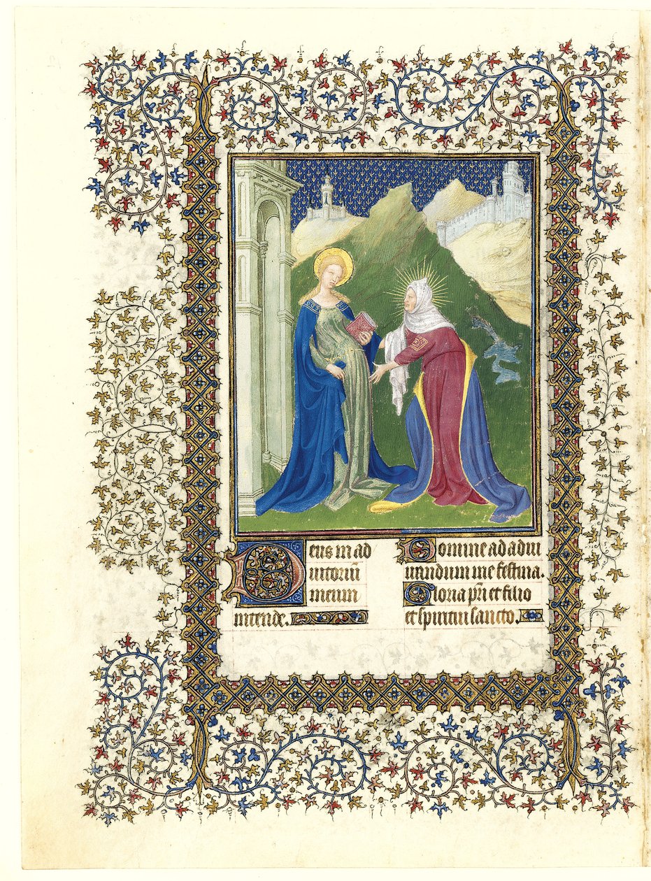 De Visitatie door Limbourg Brothers