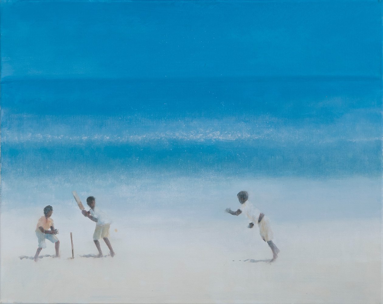 Cricket op het strand, 2012 door Lincoln Seligman