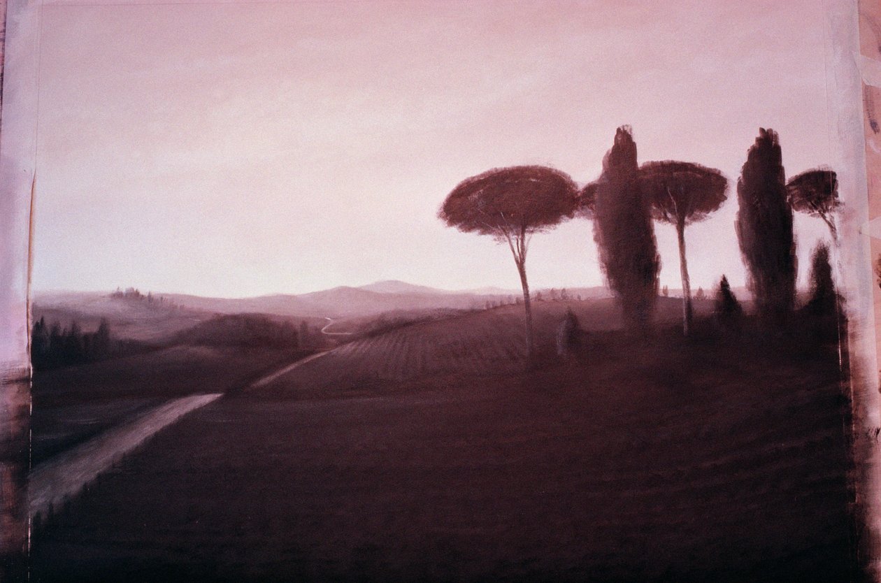 Toscaans Landschap, 1992 door Lincoln Seligman