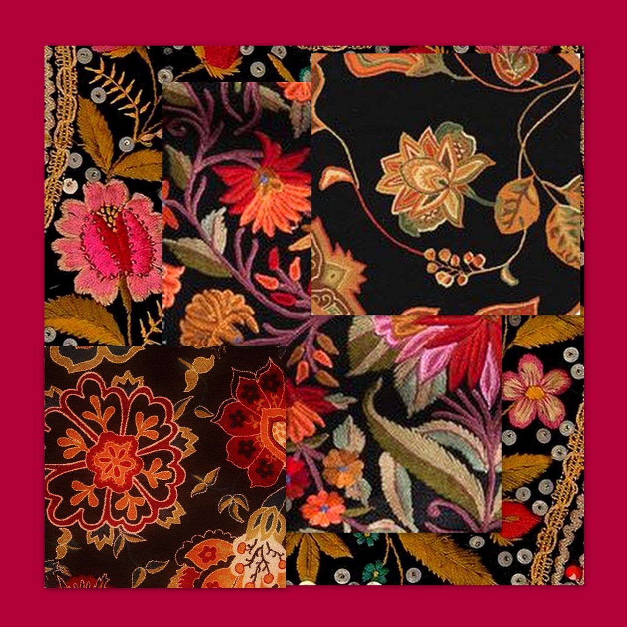 BLOEM COLLAGE, 2018 (gemengde techniek) door linda arthurs