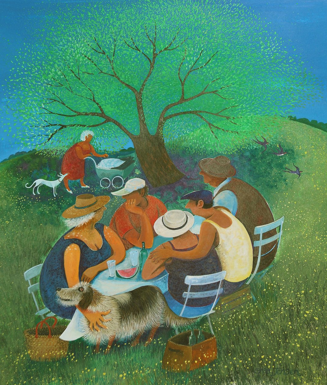 Familie Picknick door Lisa Graa Jensen