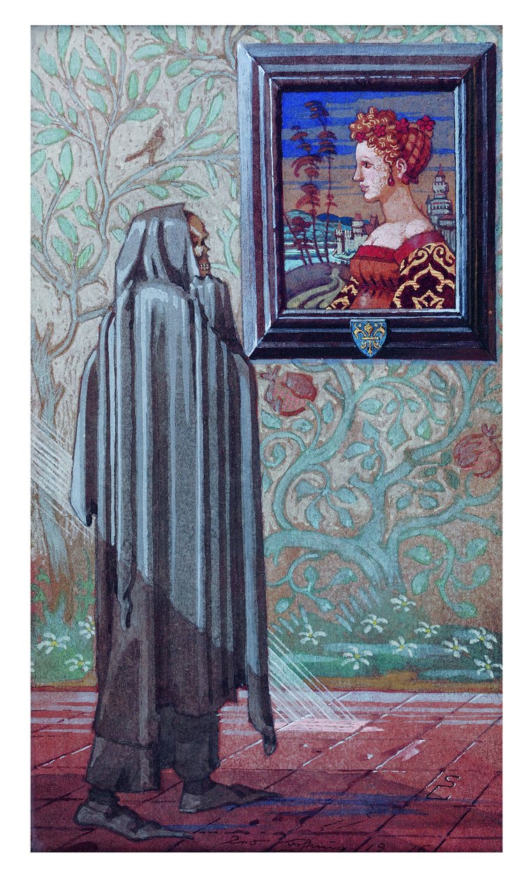 Het Meisje en de Dood, 1916 door Léo Schnug