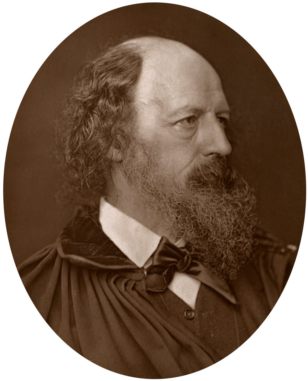 Alfred Tennyson, DCL, FRS, Engelse Dichter Laureaat, 1883 door Lock and Whitfield