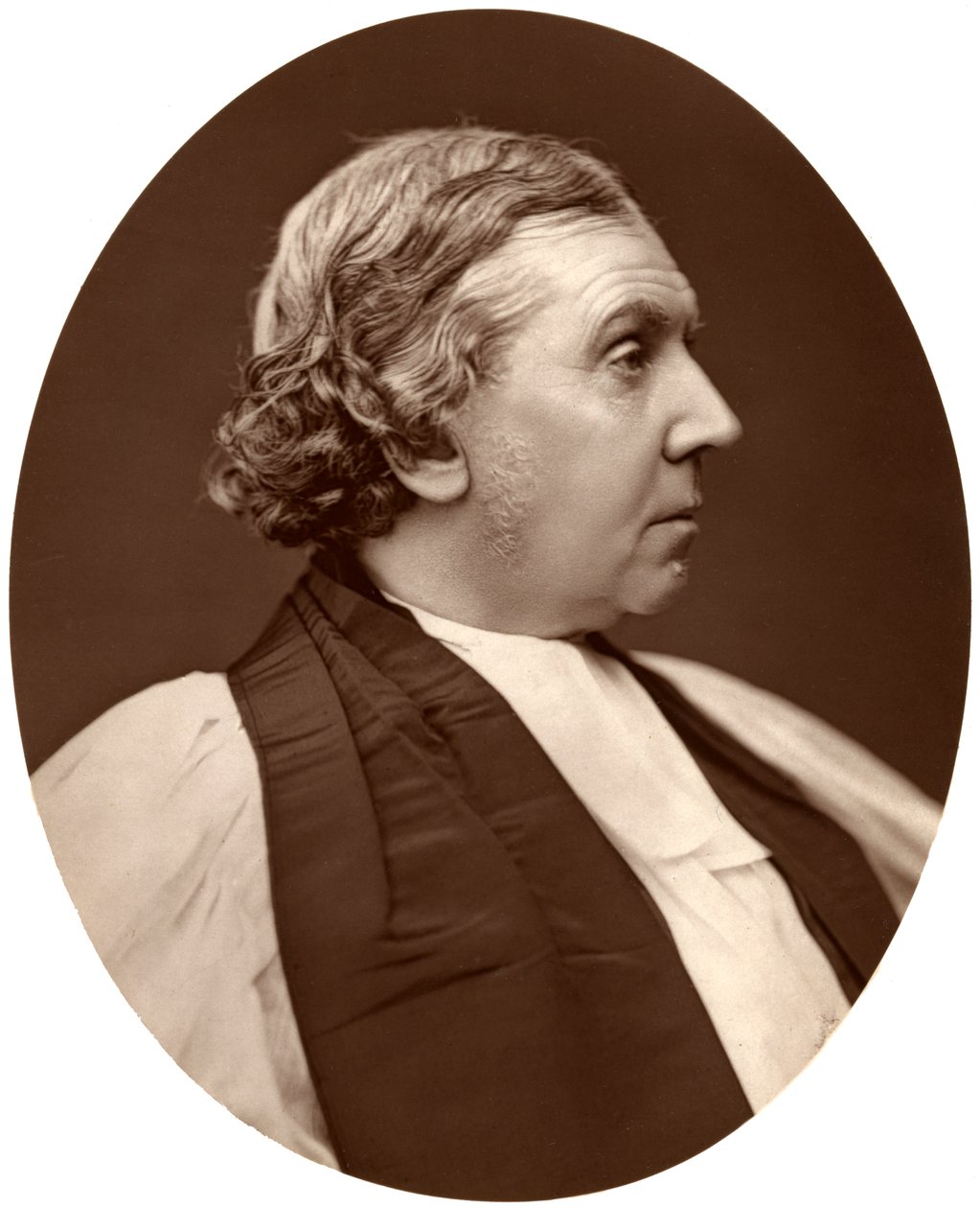 Archibald Campbell Tait, DD, Aartsbisschop van Canterbury, 1876 door Lock and Whitfield