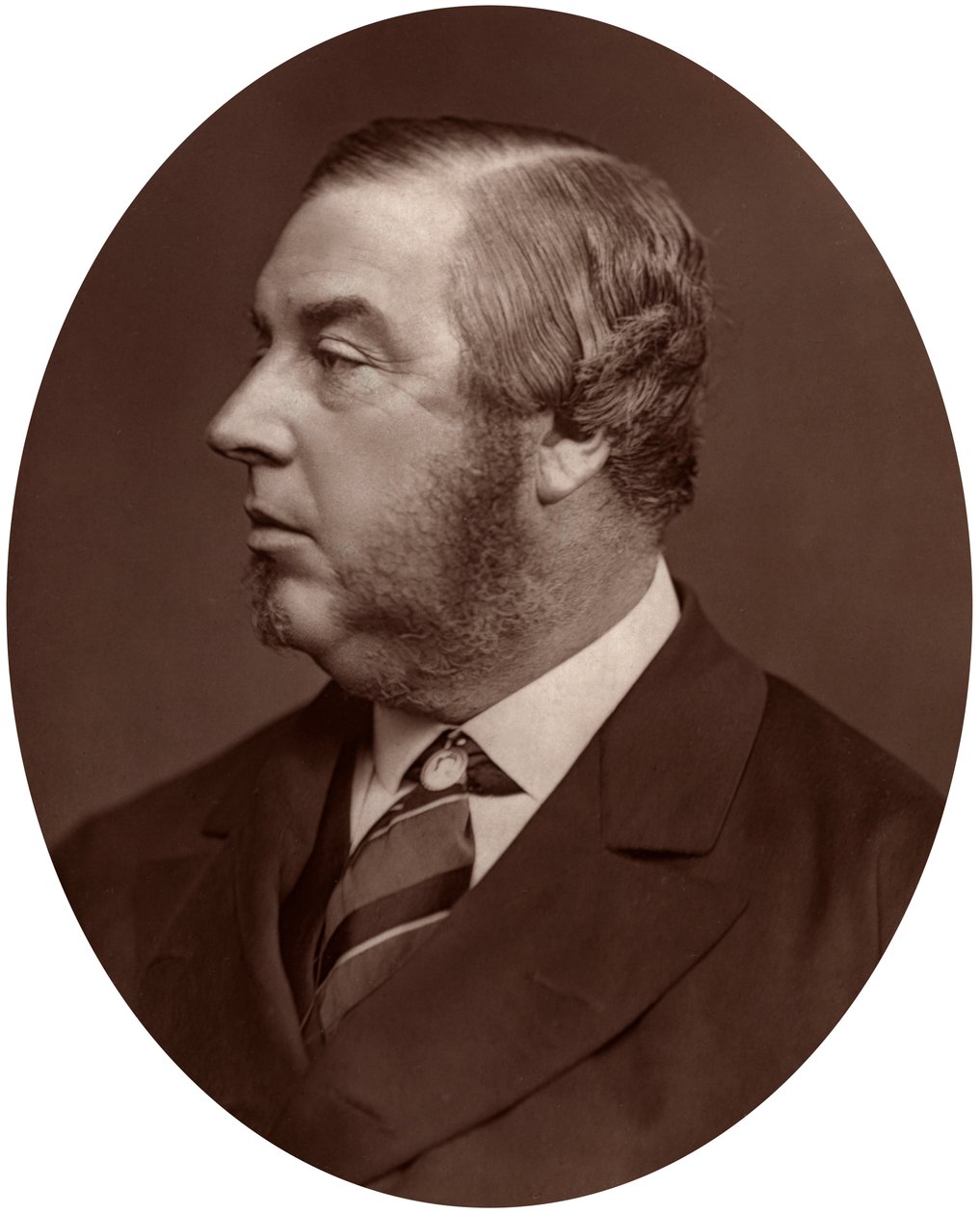 George Sclater-Booth MP, President van de Raad voor Lokale Overheid, 1878 door Lock and Whitfield