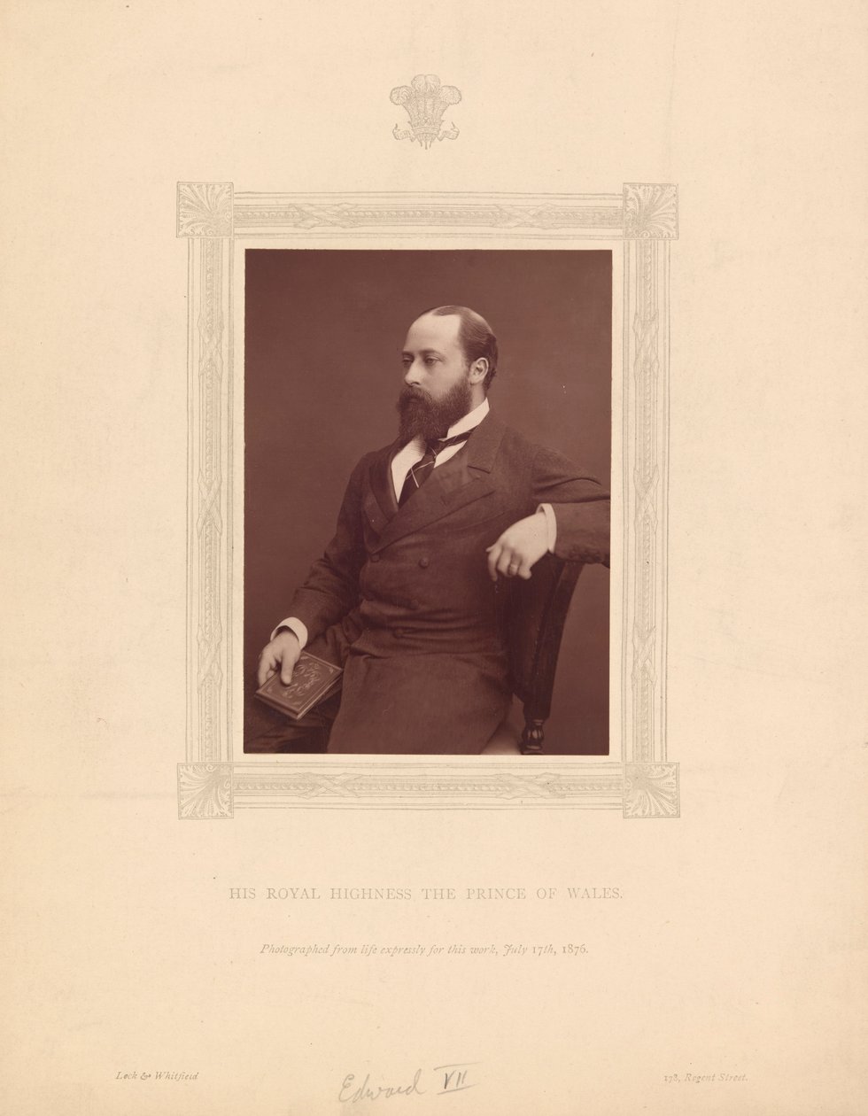 Zijne Koninklijke Hoogheid de Prins van Wales (Edward VII) door Lock and Whitfield