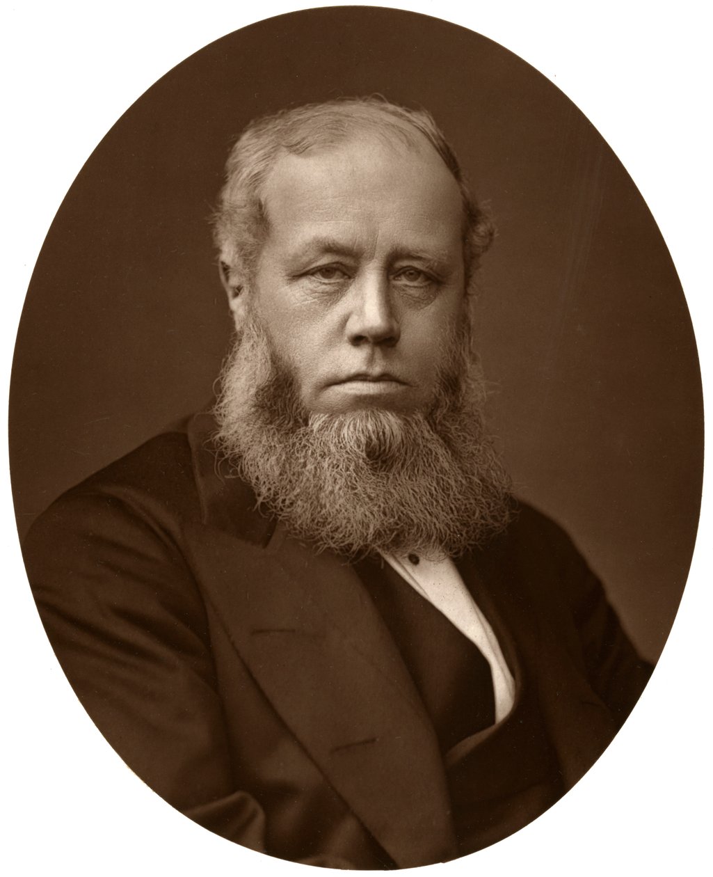 Right Hon Sir Richard Baggallay, rechter van het Hooggerechtshof van Beroep, 1876 door Lock and Whitfield