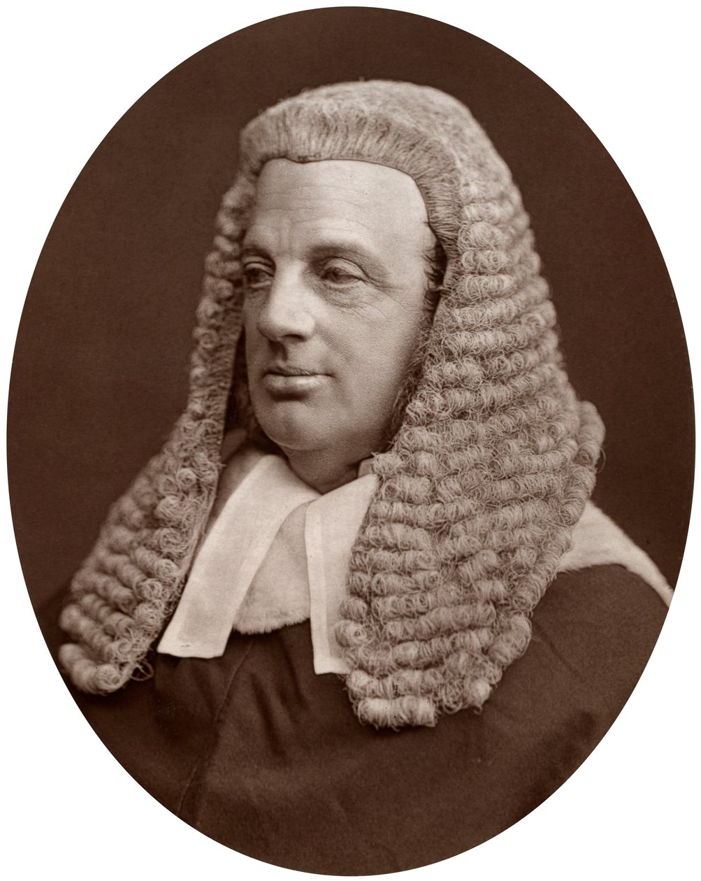 Right Hon Sir William Baliol Brett, rechter van het Hof van Beroep, 1877 door Lock and Whitfield