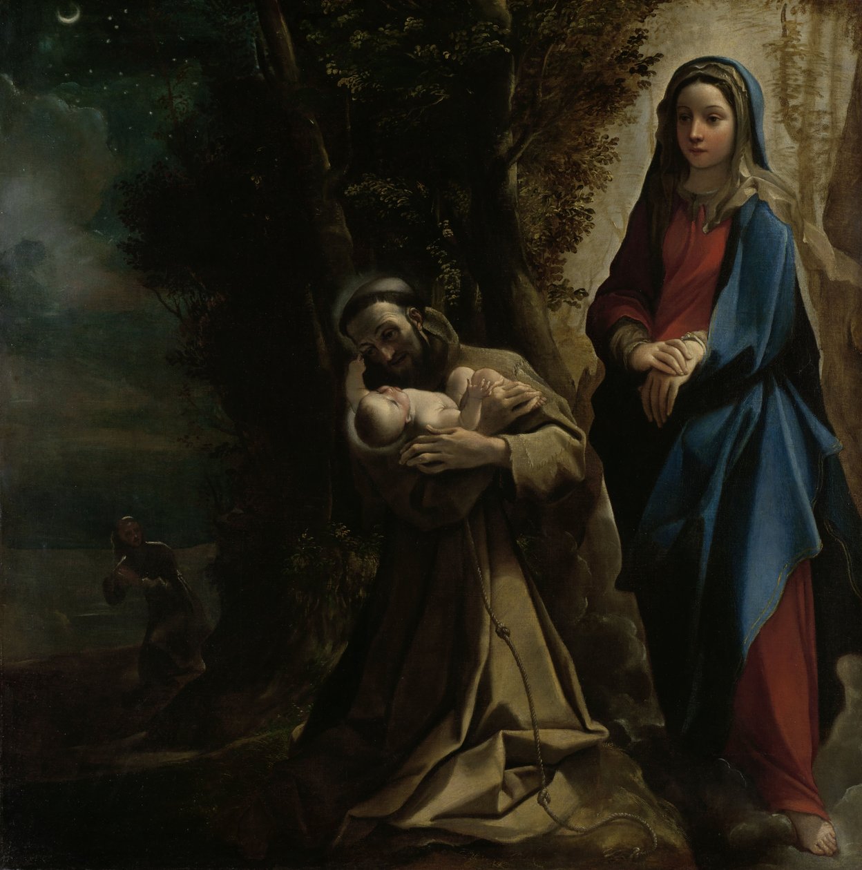 De Visioen van Sint Franciscus van Assisi door Lodovico Carracci