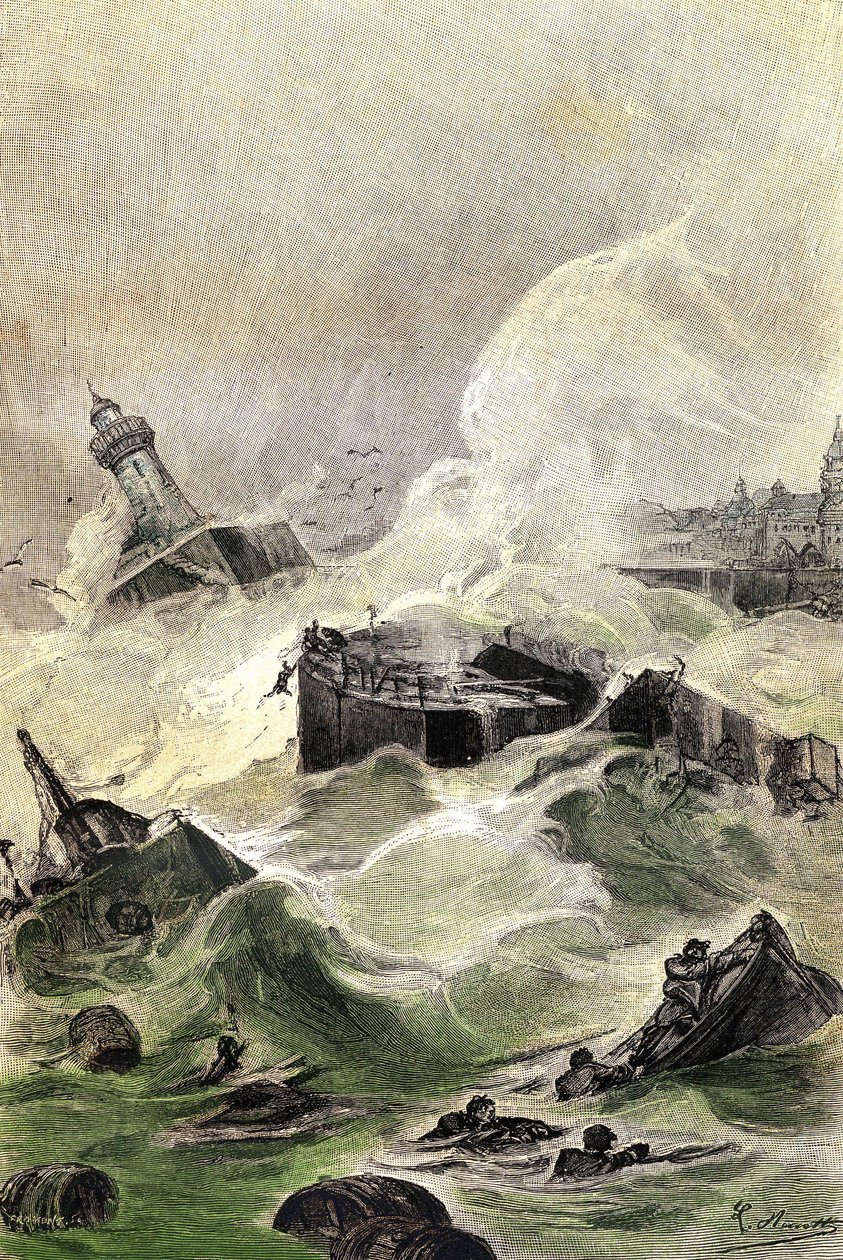 Illustratie van Jules Verne