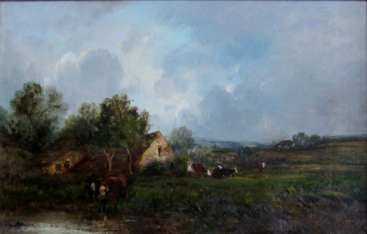 Frans landschap door Leon Victor Dupre