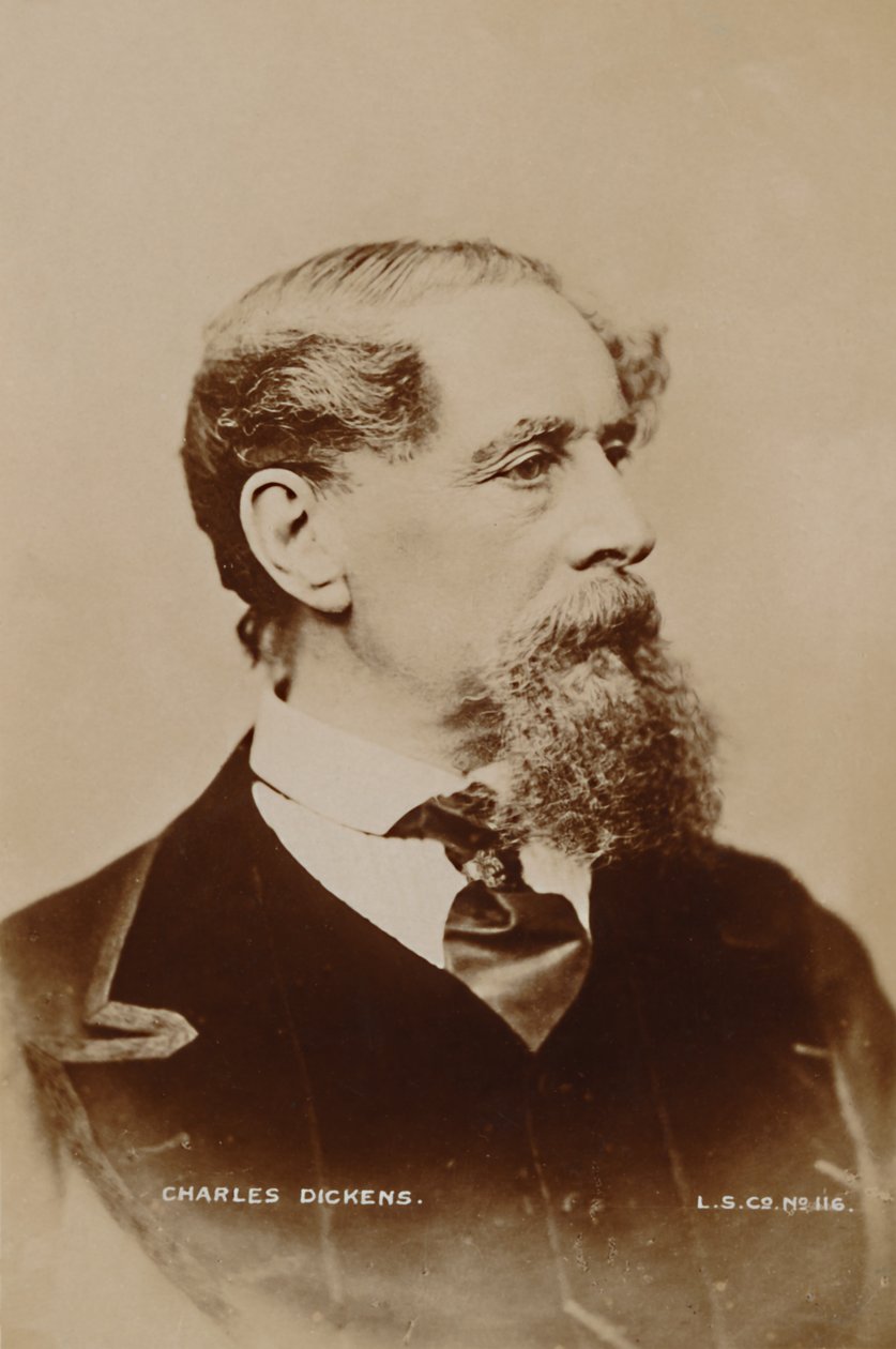 Charles Dickens, 1867 door London Stereoscopic and Photographic Co