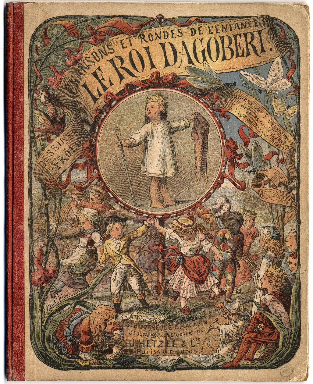 Omslag van het Boek "De Koning Dagobert" door Lorens Frolich