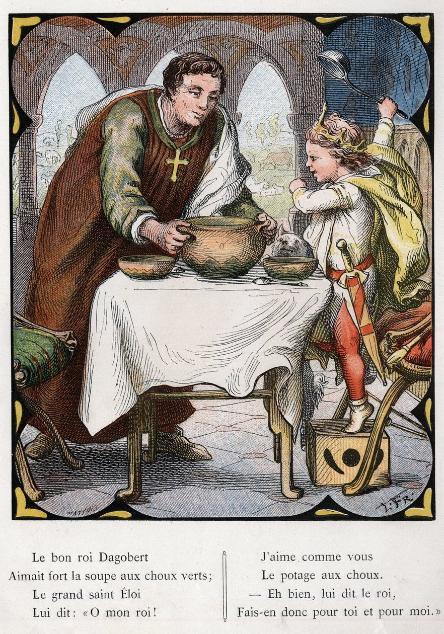 Illustratie door Lorenz Frolich (1820-1908) voor het populaire lied 