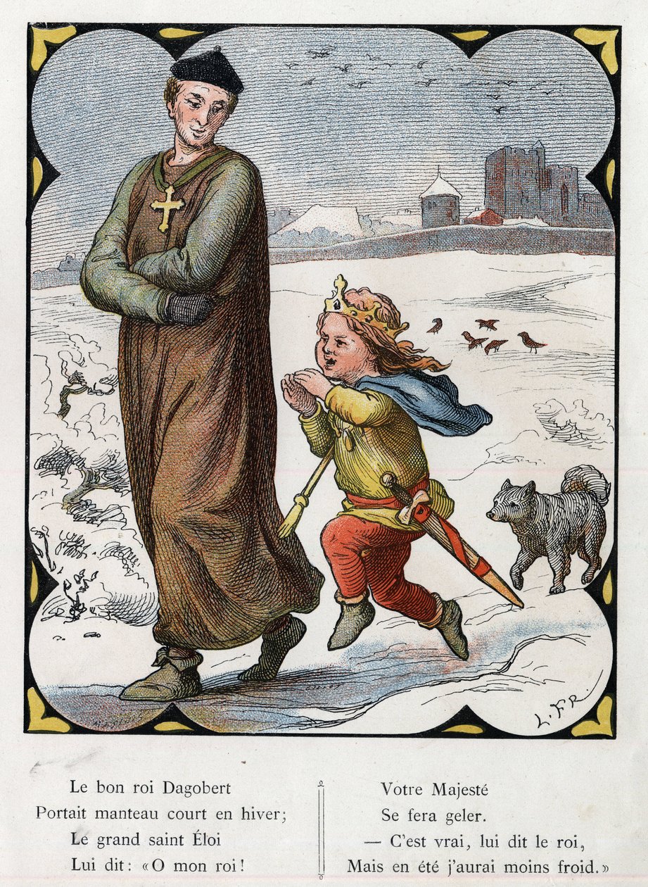 Illustratie door Lorenz Frolich (1820-1908) voor het populaire lied 