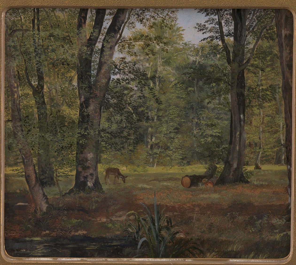 Charlottenlund Bos, ten noorden van Kopenhagen door Lorenz Frølich