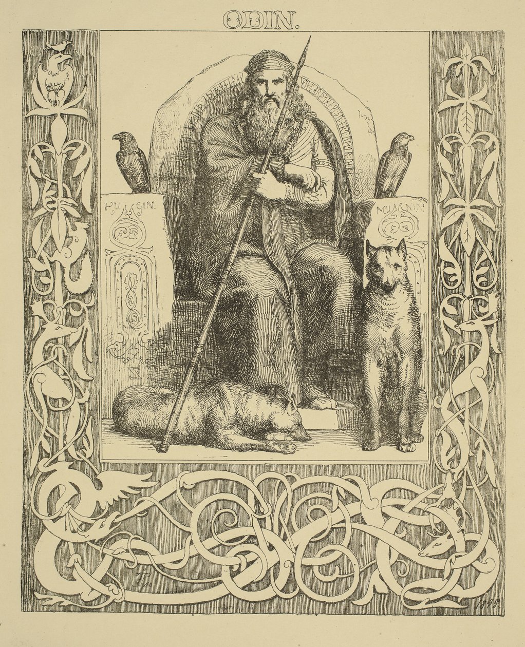 Odin door Lorenz Frølich