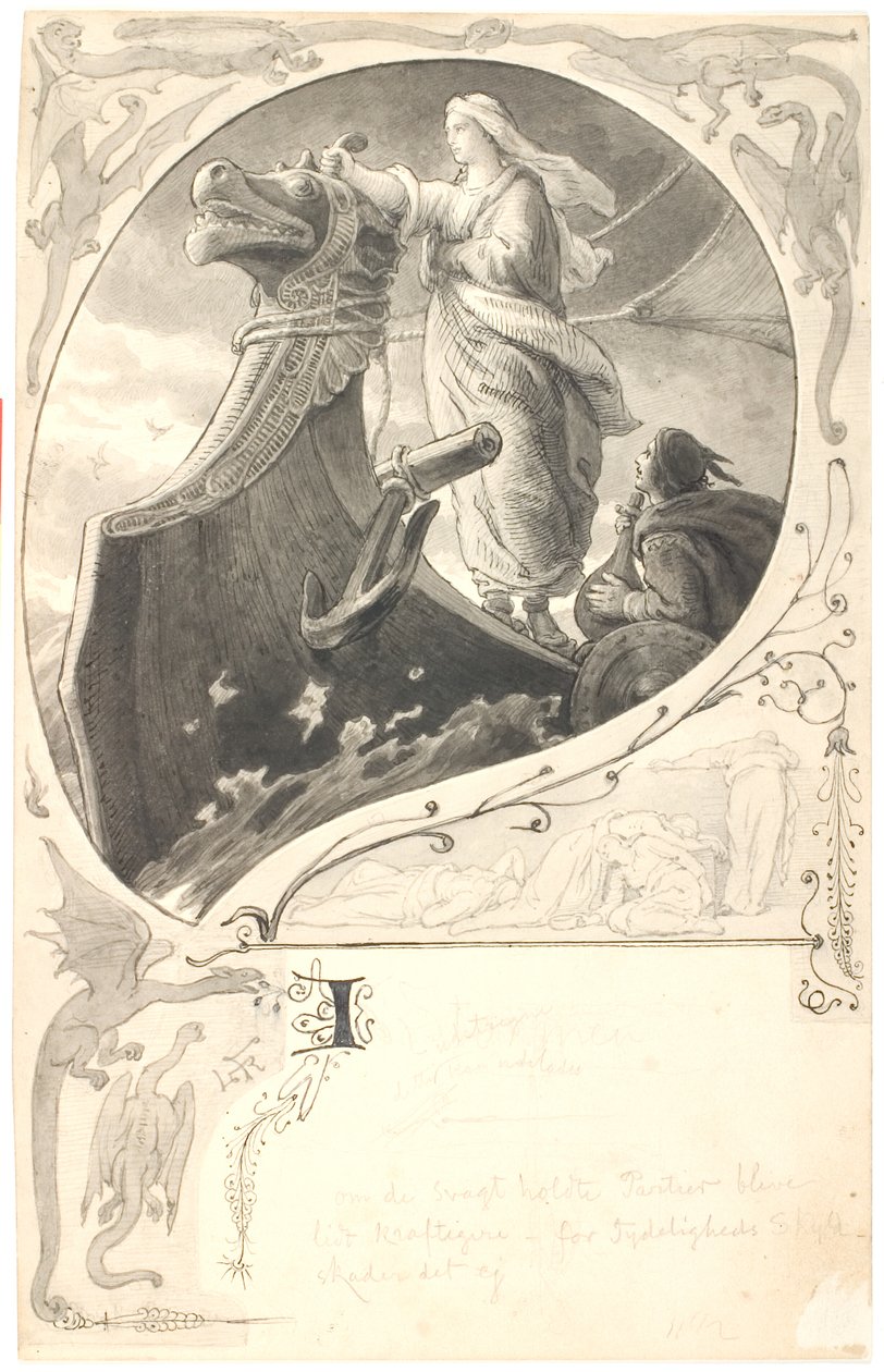 De storm door Lorenz Frølich