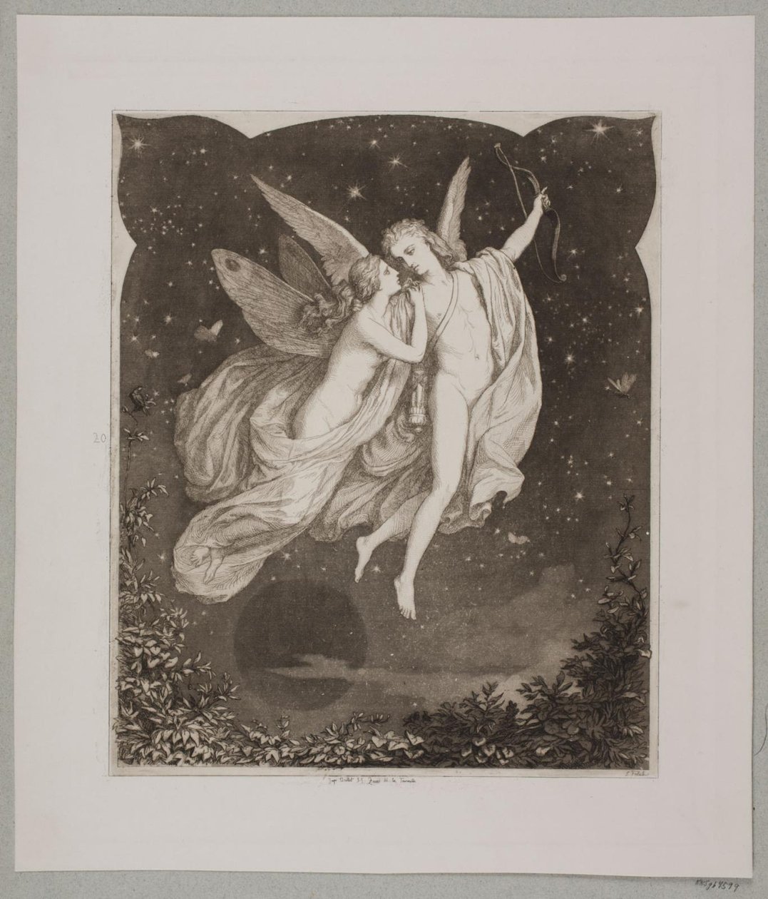 Illustratie nr. 20 bij „L’Amour et Psyché“ door Lorenz Frølich