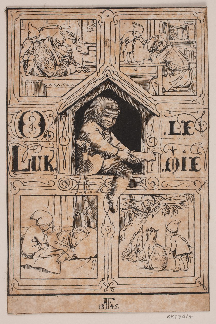 Ole Lukøje door Lorenz Frølich